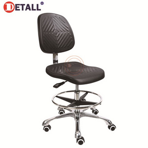 Ergonomic esd lab chairs for factory workers with anti static chain