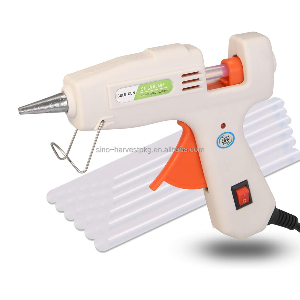 Wholesale Craft Glue Gun Hot Melting Mini 20/40w With Glue Stick For Diy Projects