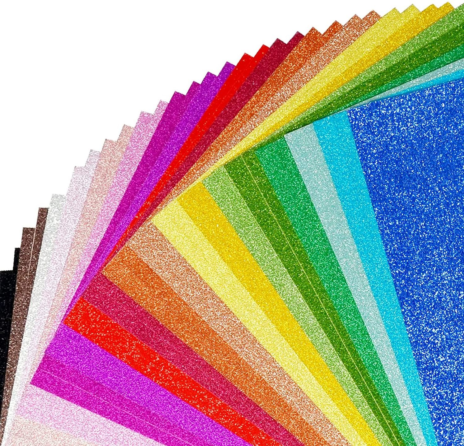 A4 Glitter Cardstock Glitter Craft Paper for DIY Party Decorations Glitter Gift Wrapping Paper