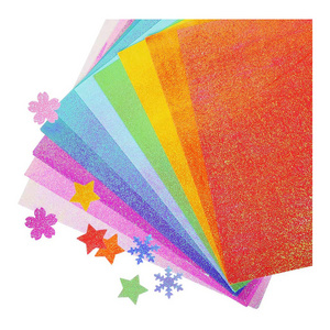 A4 Glitter Cardstock Glitter Craft Paper for DIY Party Decorations Glitter Gift Wrapping Paper