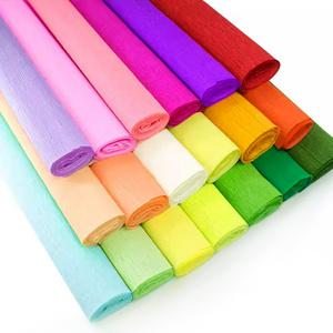 Best Quality Colors180g Crepe Paper Roll Handmade Flower Making Craft Paper