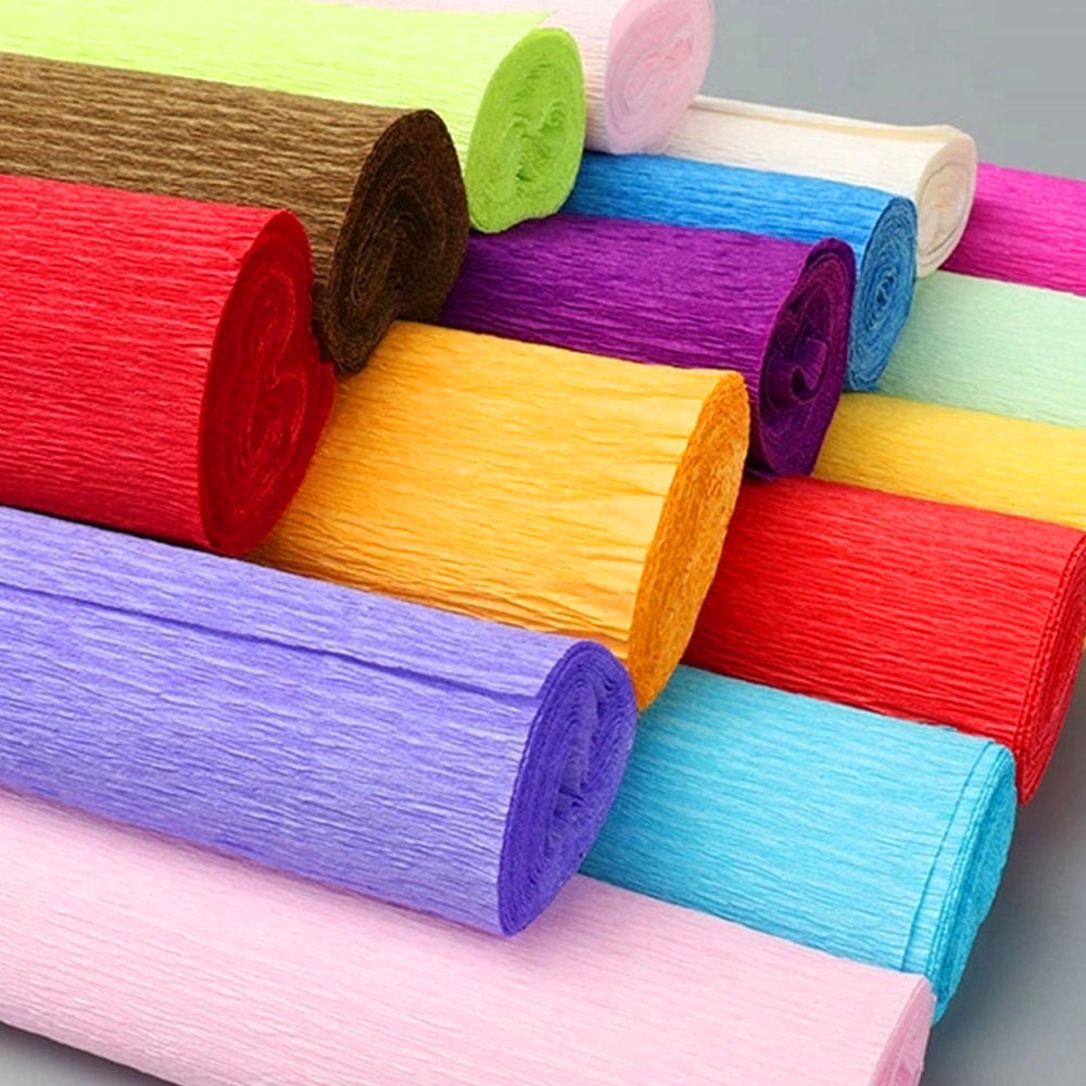 Flower crepe paper crepe paper wholesale crepe paper roll papel crepe