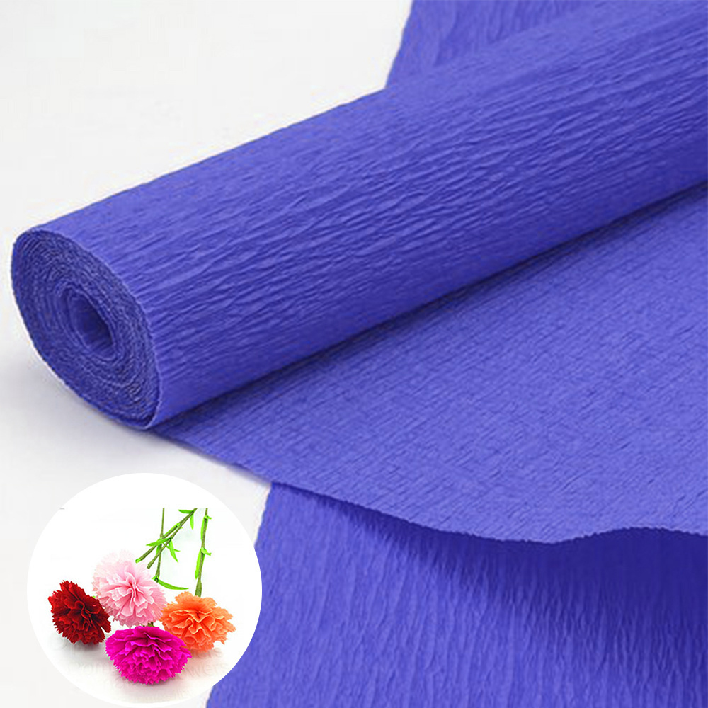 Super thick crepe paper roll color crepe kraft paper italian crepe papers