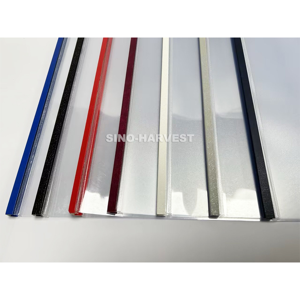 A4 Various Colors And High Quality Steel Thermal Binding Cover Covers 18mm PVC Office Binding Covers