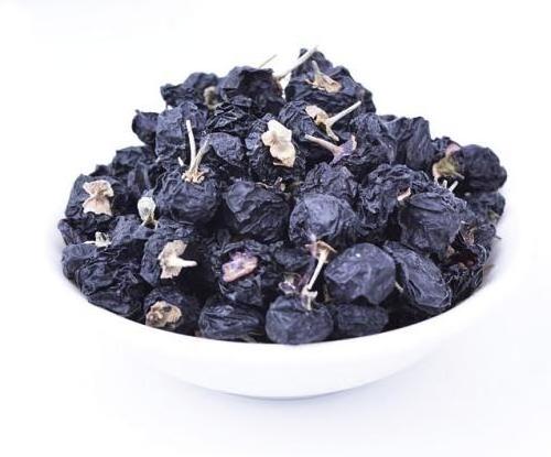 Organic Goji  Chinese Dried  Purple Fruit Tea   Dark Wolfberry   Certificated Organic Dried Black Goji Berry