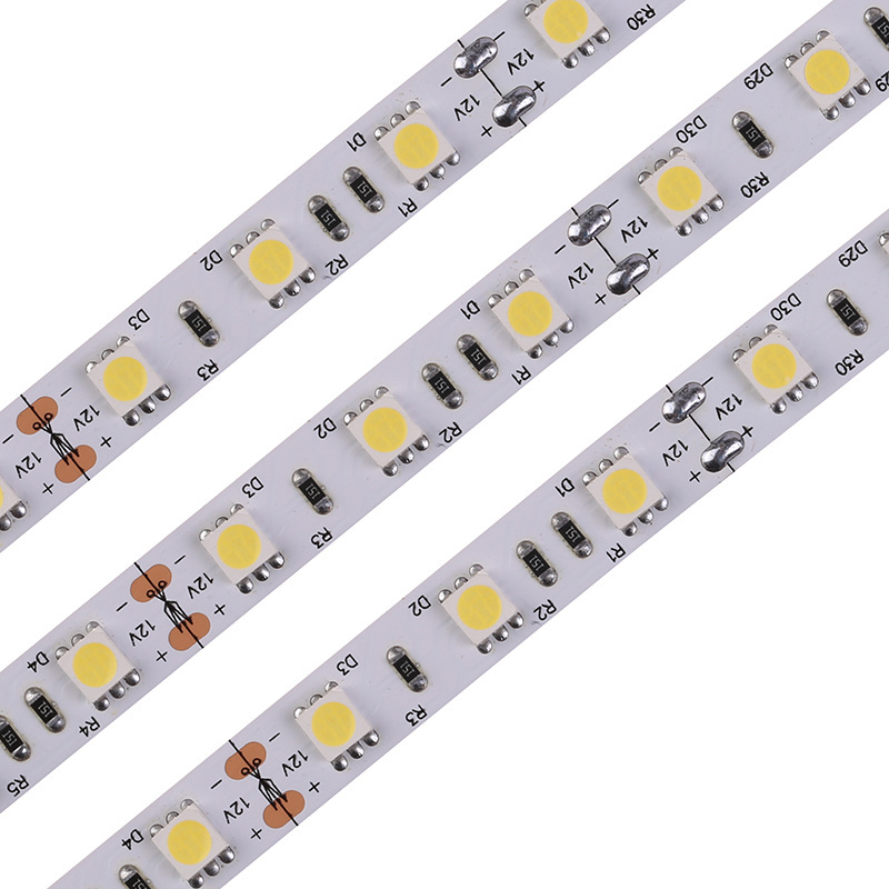 High quality 3OZ PCB OEM RGB RGBW 5050 12v led strip light 30/60 leds per meter Tape light