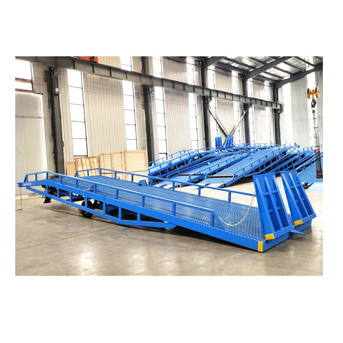 High strength steel 10 ton wide used truck loading hydraulic dock ramp platform