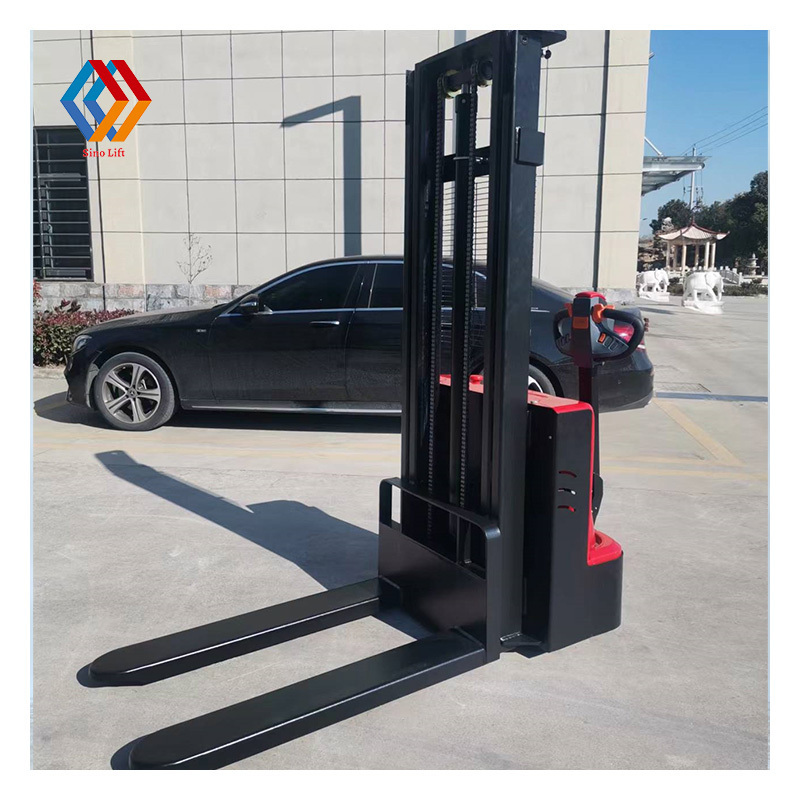 2023 hot sell 1.5 TON 2 TON Wholesale New Mini Forklift Hand Full Semi Electric Walkie Pallet Stacker for sale