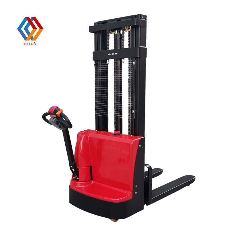 2023 hot sell 1.5 TON 2 TON Wholesale New Mini Forklift Hand Full Semi Electric Walkie Pallet Stacker for sale