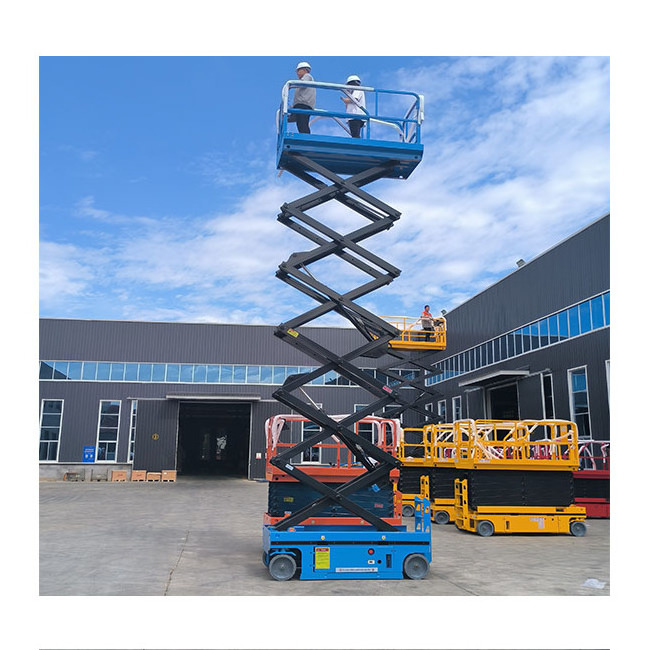 6 14m Genie JLG Man Lift Aerial Work Platform Electric Hydraulic Small Self propelled Scissor Lifts