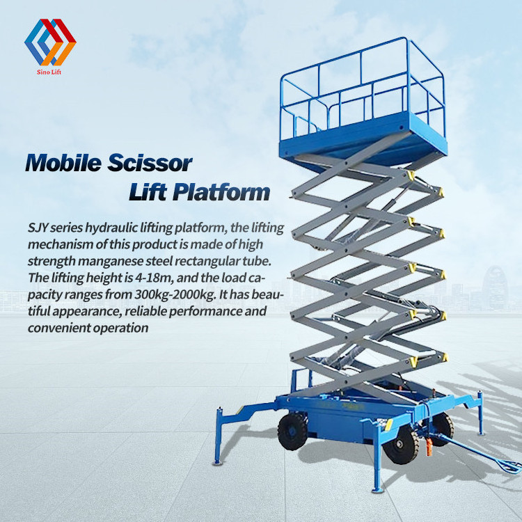 4-18m Aerial Skylift 6m 8m 10m 12m 14m Mobile Lifter Scaffolding Electric Hydraulic Scissor Lift