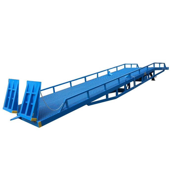 High strength steel 10 ton wide used truck loading hydraulic dock ramp platform