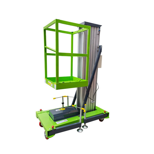 high quality aluminum personnel man lift truck