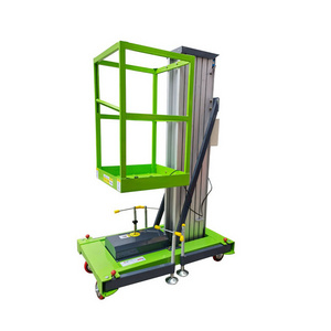 high quality aluminum personnel man lift truck