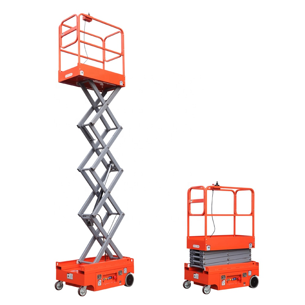 200KG 300kg Light Weight 3m 4m 5m 6m Mini Electric Scissor Lift