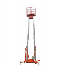 One Column Mobile Climbing Personal Vertical Single Mast Hydraulic Lift