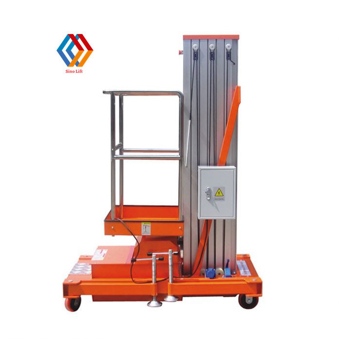 high quality aluminum personnel man lift truck