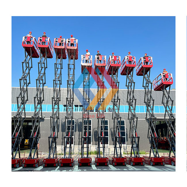 6 14m Genie JLG Man Lift Aerial Work Platform Electric Hydraulic Small Self propelled Scissor Lifts