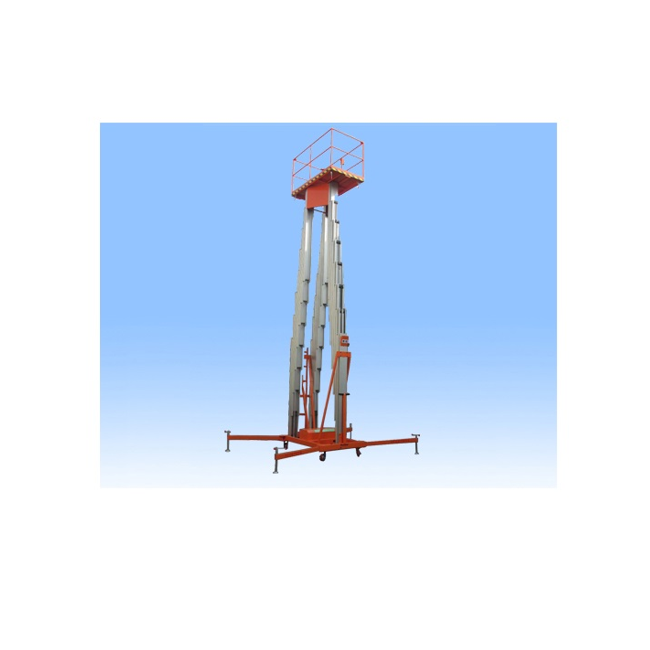 One Column Mobile Climbing Personal Vertical Single Mast Hydraulic Lift