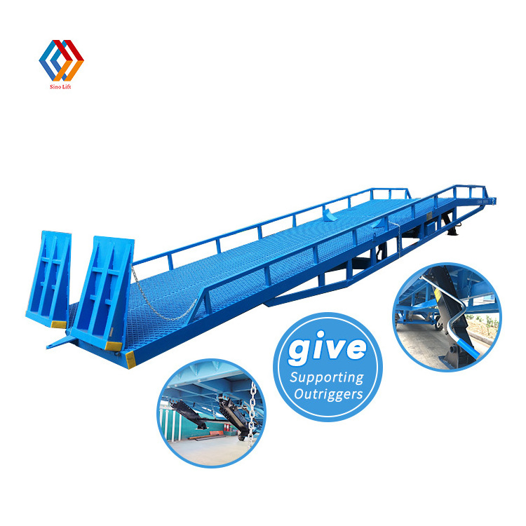 High strength steel 10 ton wide used truck loading hydraulic dock ramp platform