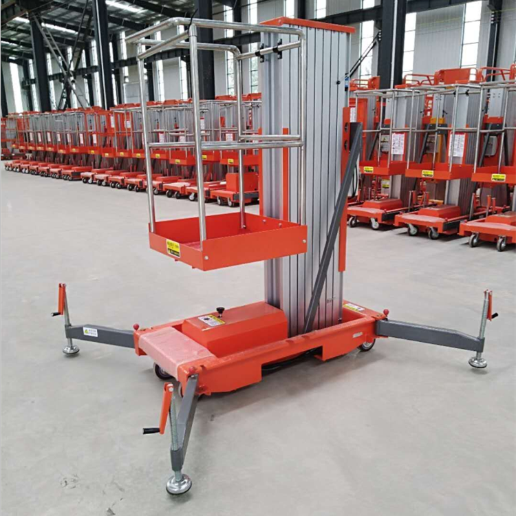 high quality aluminum personnel man lift truck