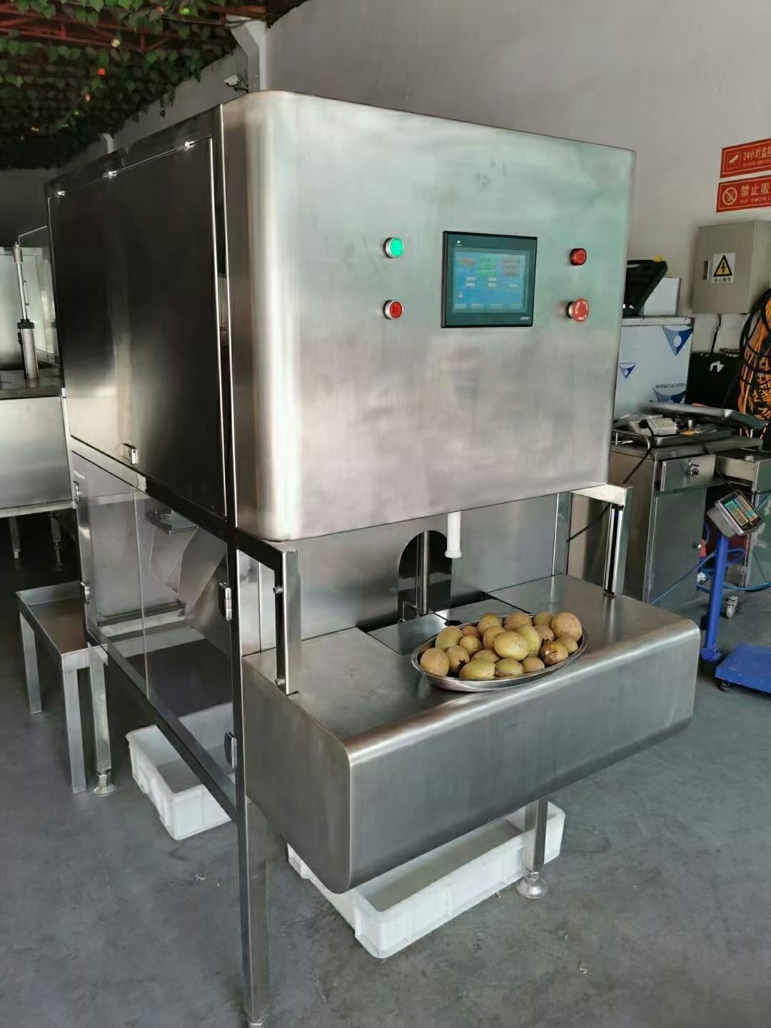 Shanghai factory Multi-function automatic citrus fruit orange /lemon peeling machine/ lemon peeler with ends cutting