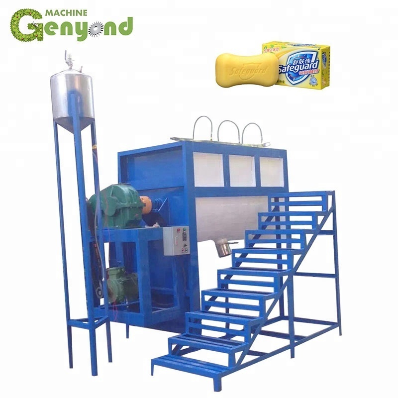 Genyond factory 300-1000kg/h toilet & laundry production line processing plant soap making machine price from oil