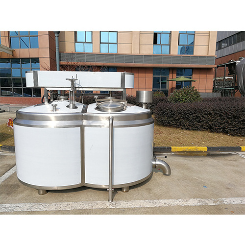 Factory cheese Blending Cooking tank  with Agitator Equipment Dairy Cheddar Dry cheese processing line cheese vat