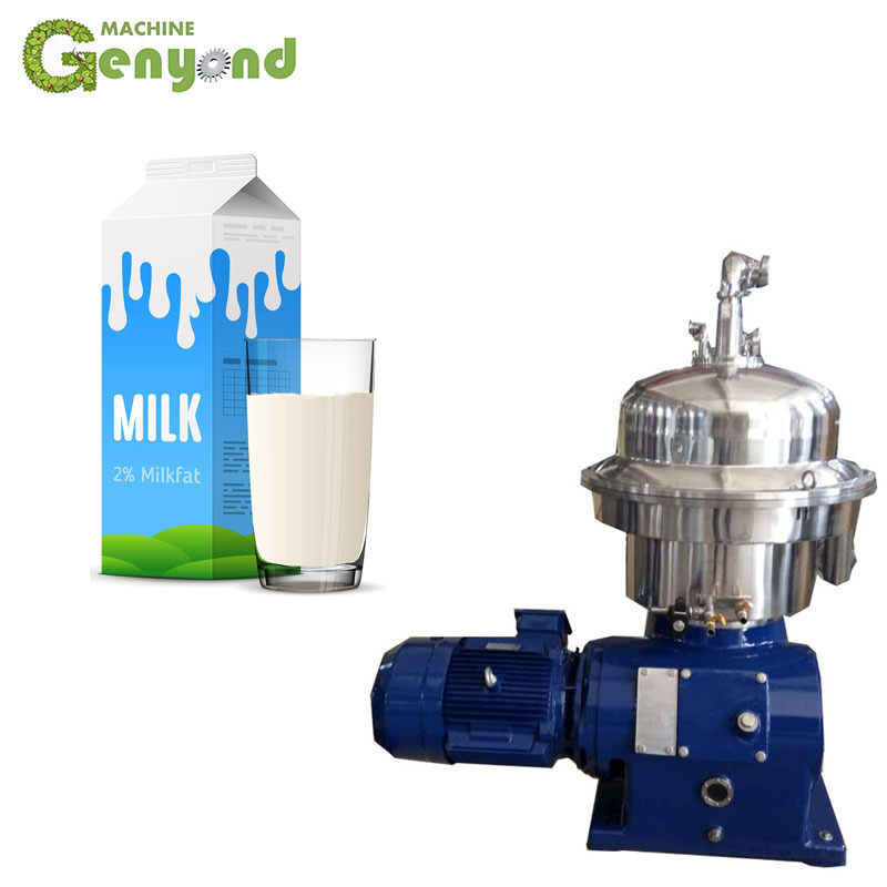 5000L/H disc manual dairy milk cream fat centrifuge separator