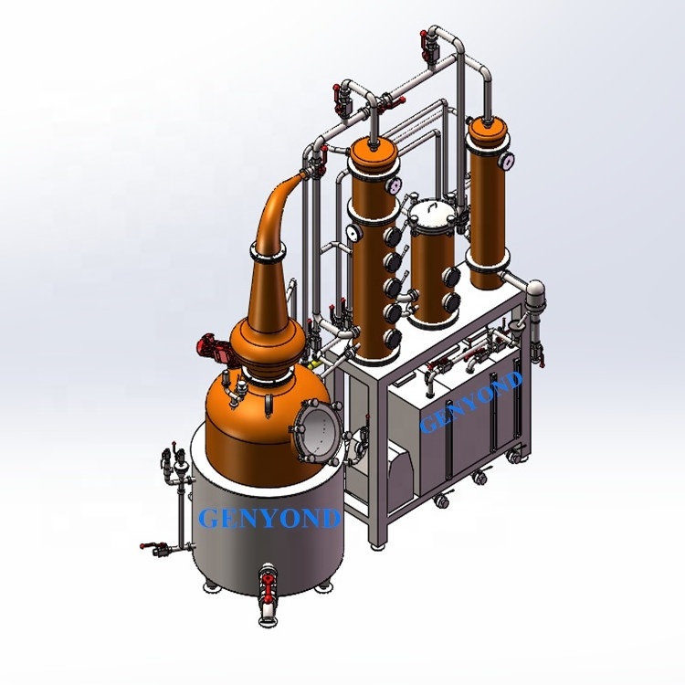 Gin Make Machine 30L 50L 100L 150L 200L Stills Distillery Copper Distillation Equipment