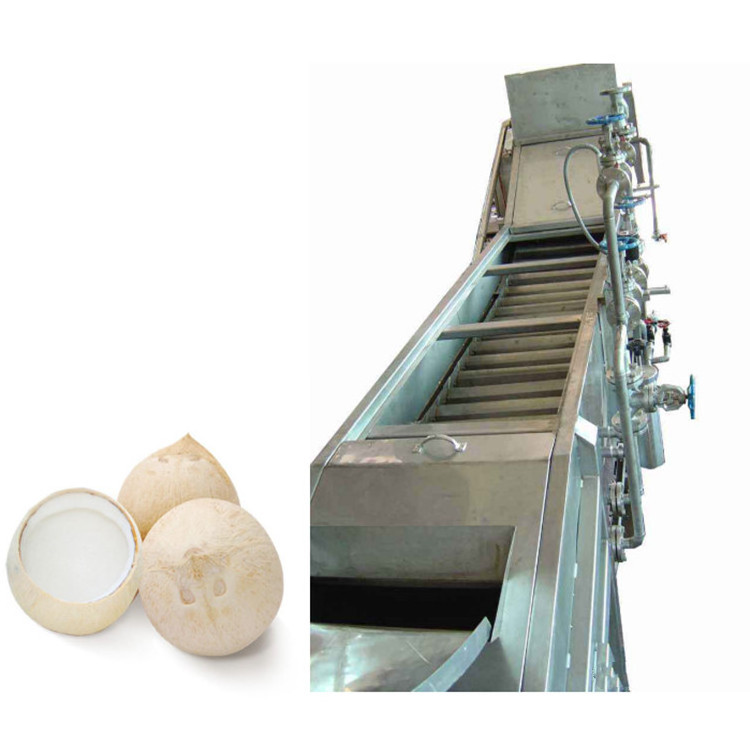 Mature coconuts dehusking shelling peeling machine