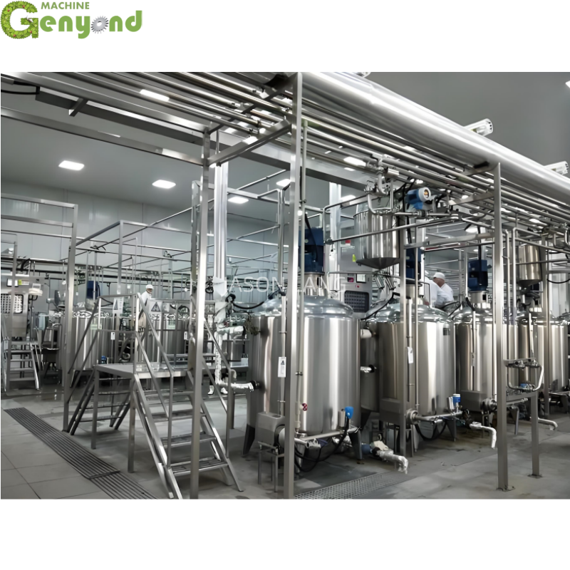 Factory Yoghurt Making Machine Milk Cooler Tank Machine Yoghurt Plant Yogurt Production Line Machinery