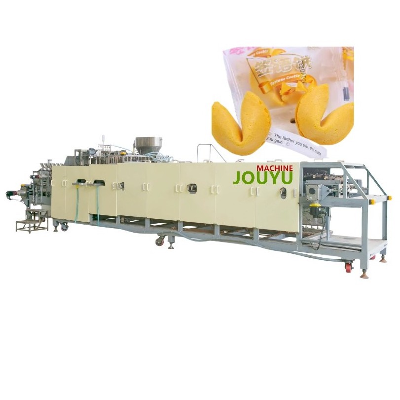 Factory Genyond Fortune Cookies depositor depositing equipment forming extruder fortune biscuit production line Making Machine