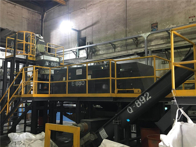 Eddy Current  Separator for recovery of coarse to fine non-ferrous metals from slag from waste incineration plants