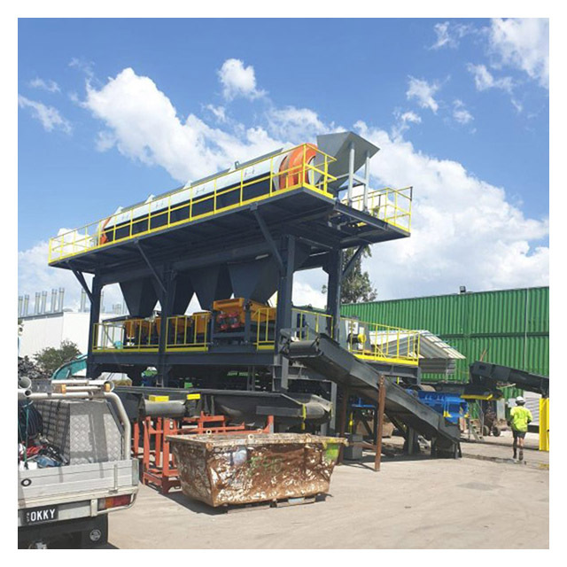 dismantling and shredding from waste car Zorba Scrap Sorting Machine  metal sorting lines for ferrous and non-ferrous materials