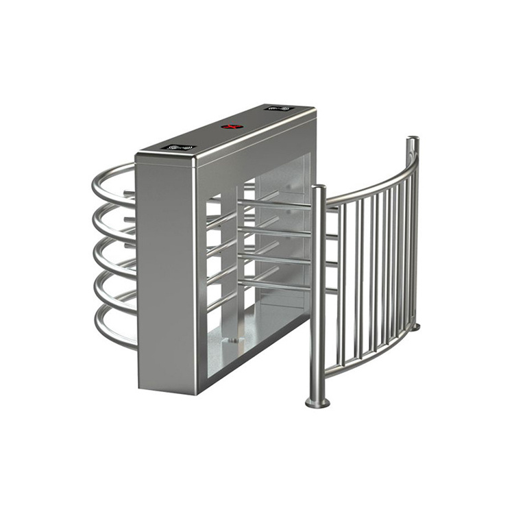 304 Stainless Steel Outdoor Half height security entrance NFC control turnstile gate for access control system