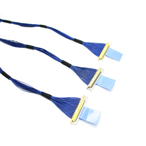 Sino-Media Original IPEX connector Micro Coaxial LVDS Cable Assembly for molex lvds cable 30p