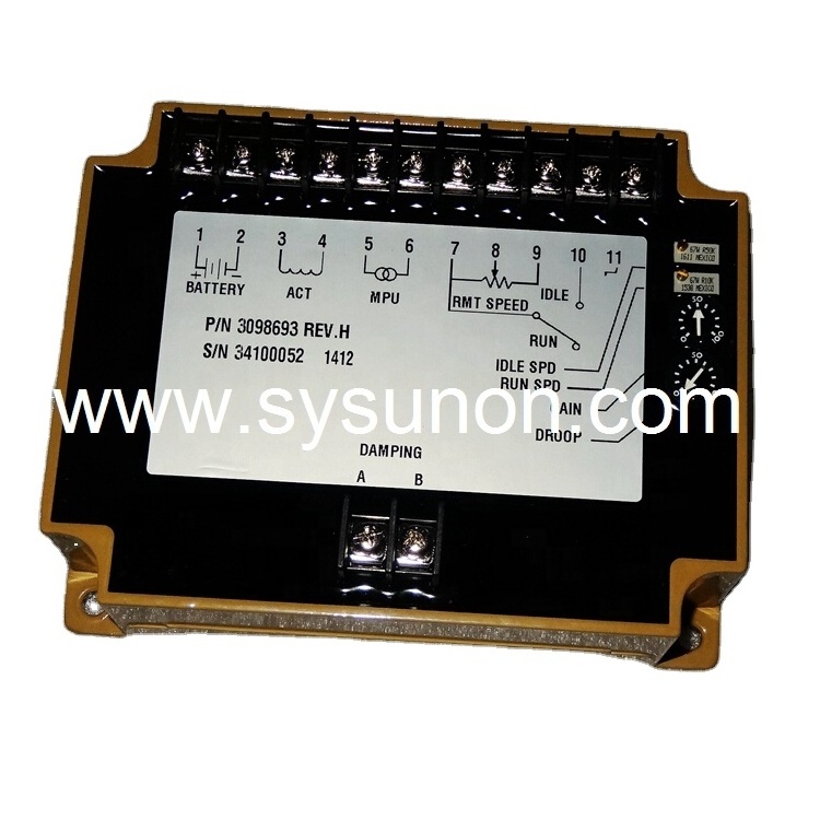 generator control unit/speed controller/speed governor 3098693 for K19 K38 diesel engine