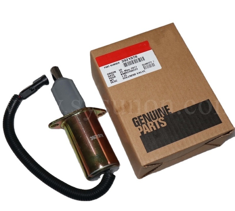 High Performance Diesel 6CT Engine parts Fuel Shut off Solenoid 3921978 3918343 3915502 3918600