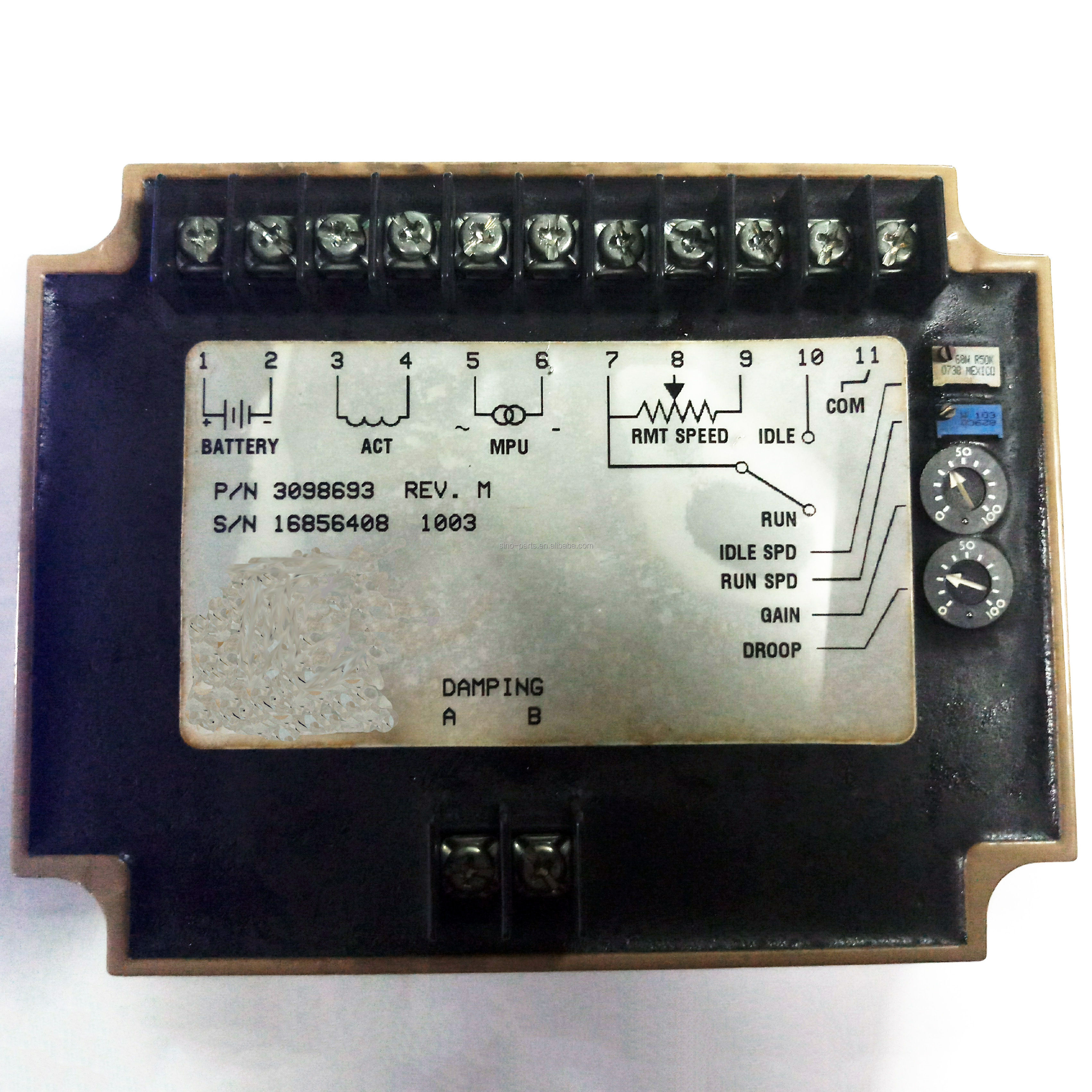 generator control unit/speed controller/speed governor 3098693 for K19 K38 diesel engine