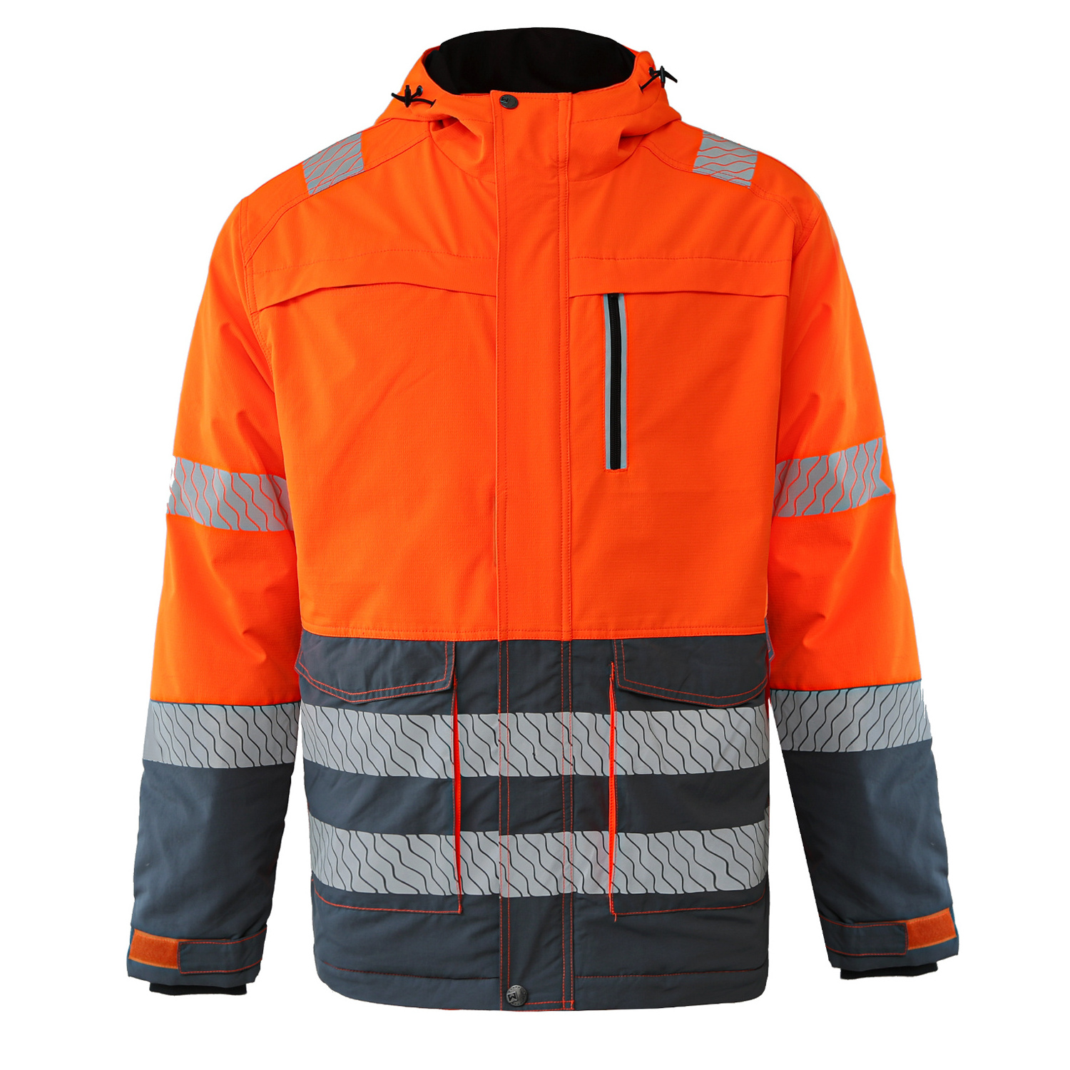 Breathable Construction Wear Clothing Uniform Hi Vis Reflective Workwear Jacket