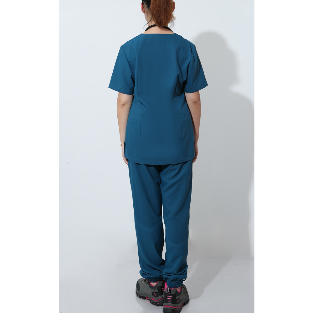 Dropshipping scrub- Polyester/Rayon/Spandex Fashionable Designs New Style Medical Hospital Nurse Uniform