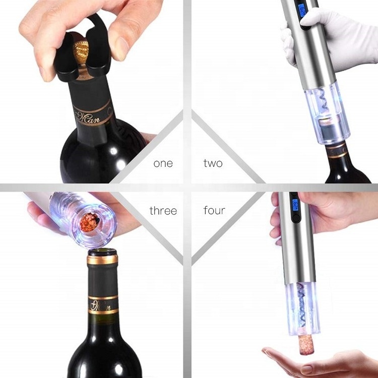 New Arrivals Amz Electric Wine Opener Set for Bartender Kit Bottle Rechargeable