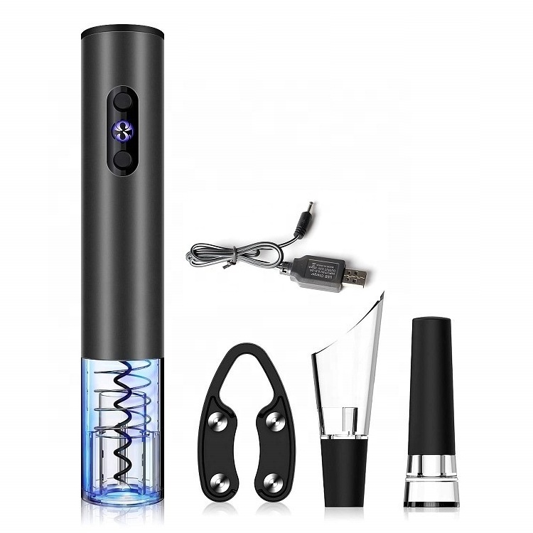 New Arrivals Amz Electric Wine Opener Set for Bartender Kit Bottle Rechargeable