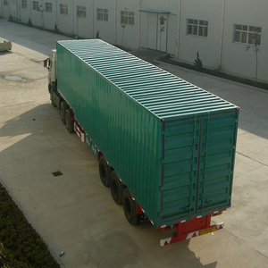 Factory delivery directly Heavy duty container semi-trailer box van trailer aluminum alloy bulk cargo load sell like a hot cake