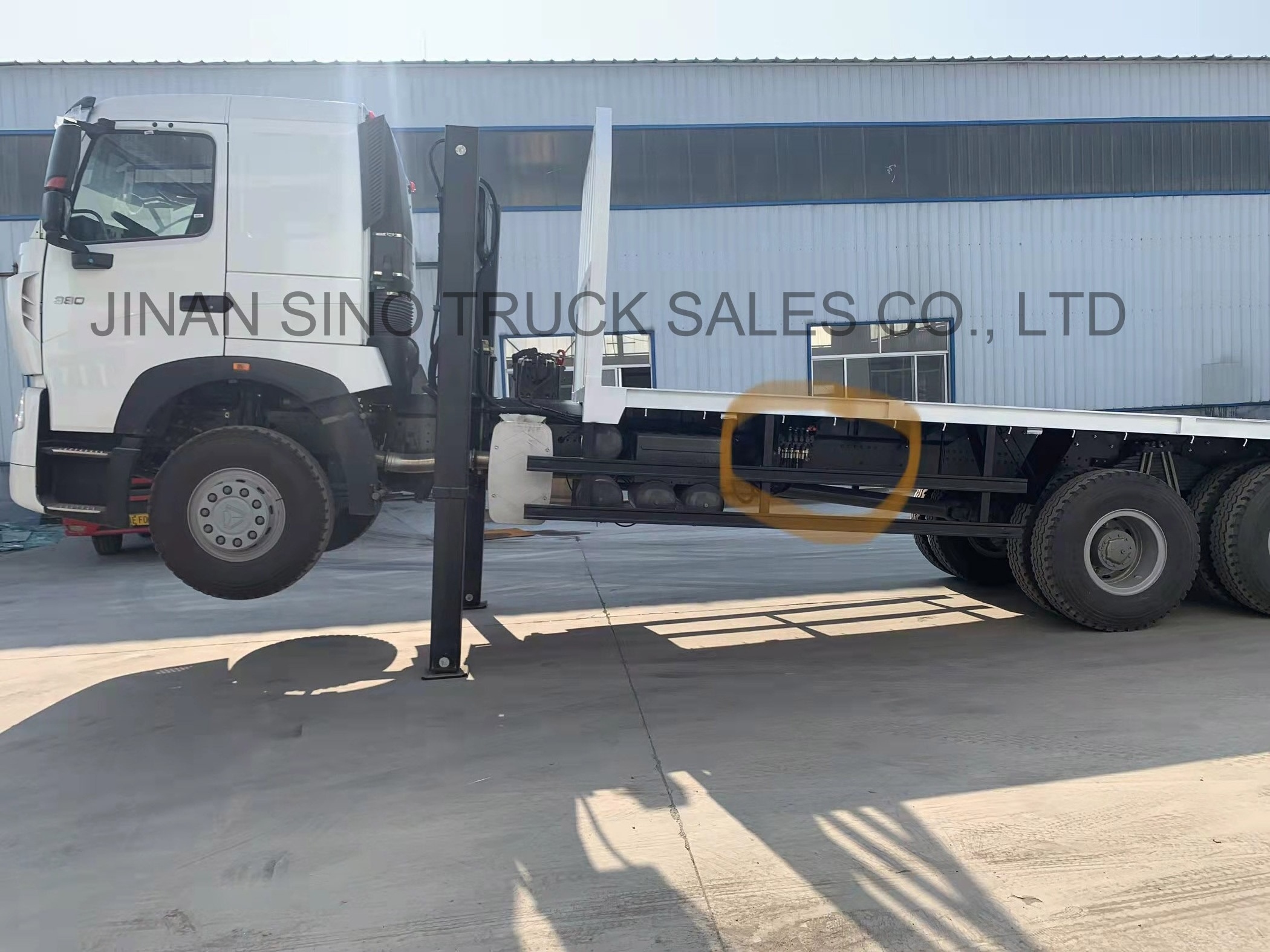 Left Drive Flatbed Towing Rollback Car Carrier Recovery Full Landing Flat Bed Wrecker Tow Truck