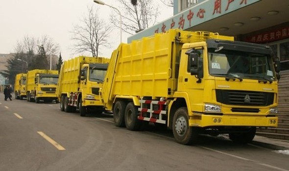 New Sinotruck Howo A7 6x4 12cm3 14cm3 Compactor Trash truck Rear Loader Waste Collect Municipal Sanitation Garbage Truck