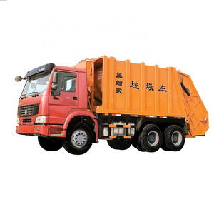 New Sinotruck Howo A7 6x4 12cm3 14cm3 Compactor Trash truck Rear Loader Waste Collect Municipal Sanitation Garbage Truck