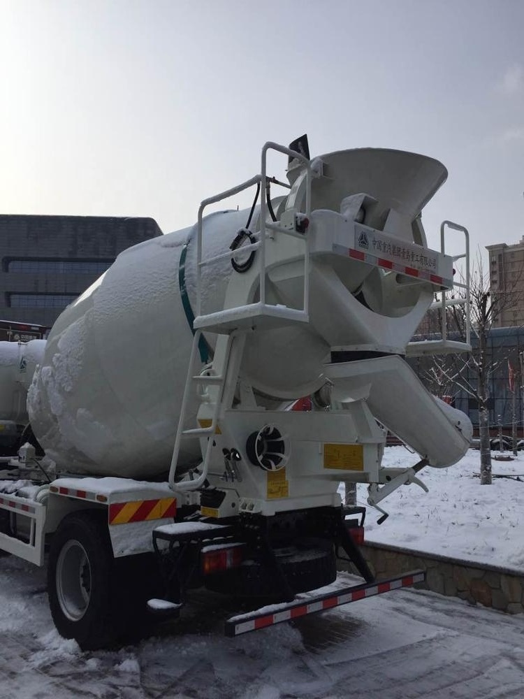 HOWO 6m3 light new 4x2 cement pouring concrete mixer truck small for sale low in price with high quality