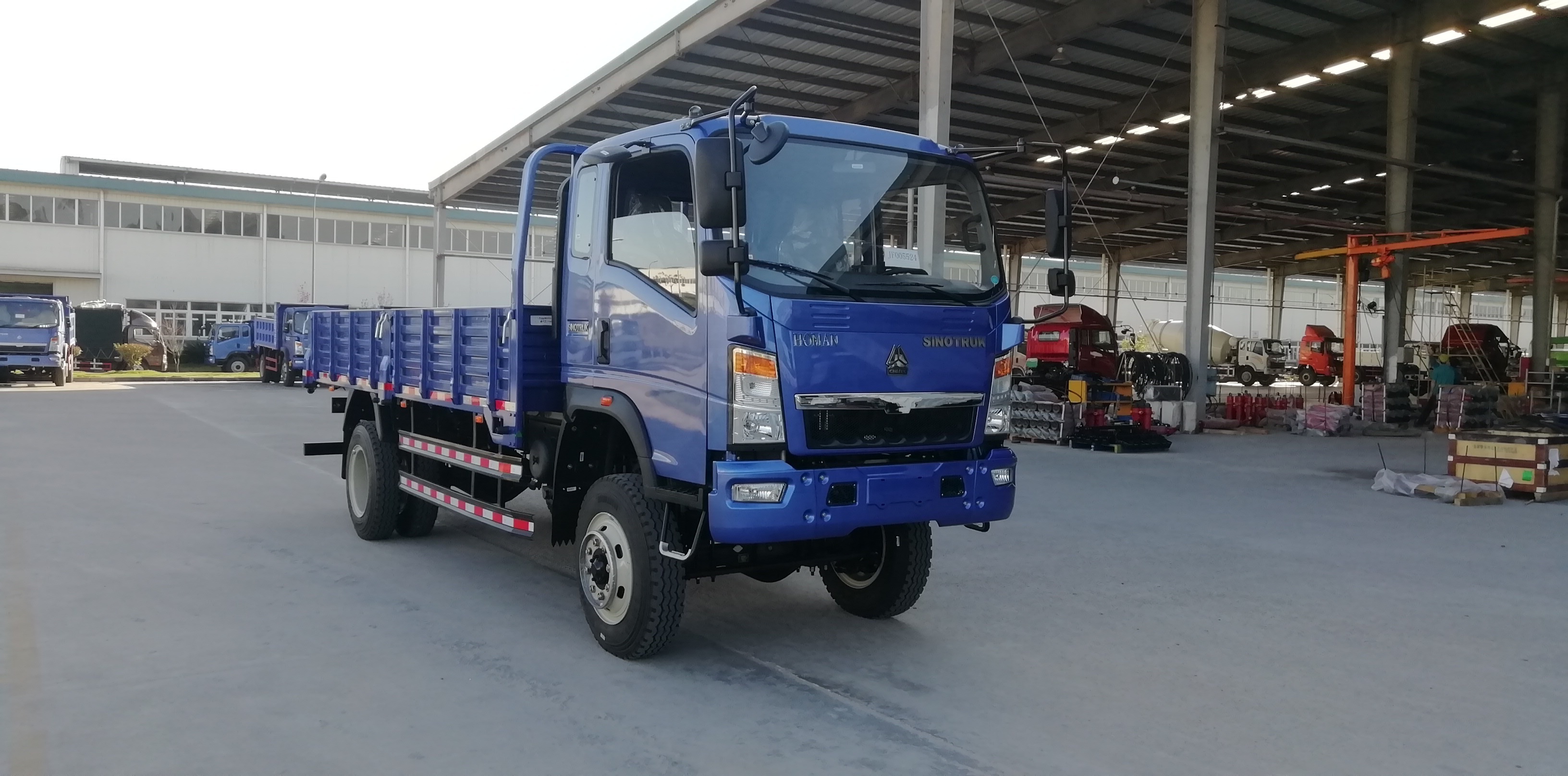 Sinotruk Homan 5 - 6 ton 4 cubic meter dump truck